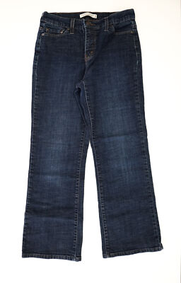 Levis 512 Perfectly Slimming Dark Wash Bootcut Jeans  Size 10 Short
