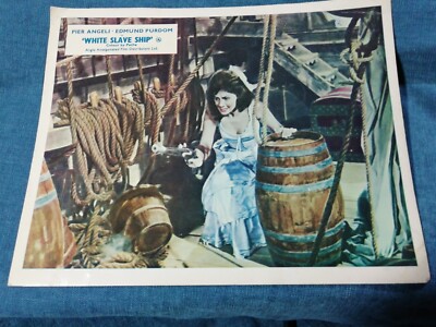 Pier Angeli im weißen Sklavenschiff (1962) PORTRAIT ORIGINAL VINTAGE FOTO M 91
