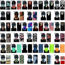 Face Mask Balaclava Scarf Neck Fishing Shield Sun Gaiter UV Headwear 90 Styles