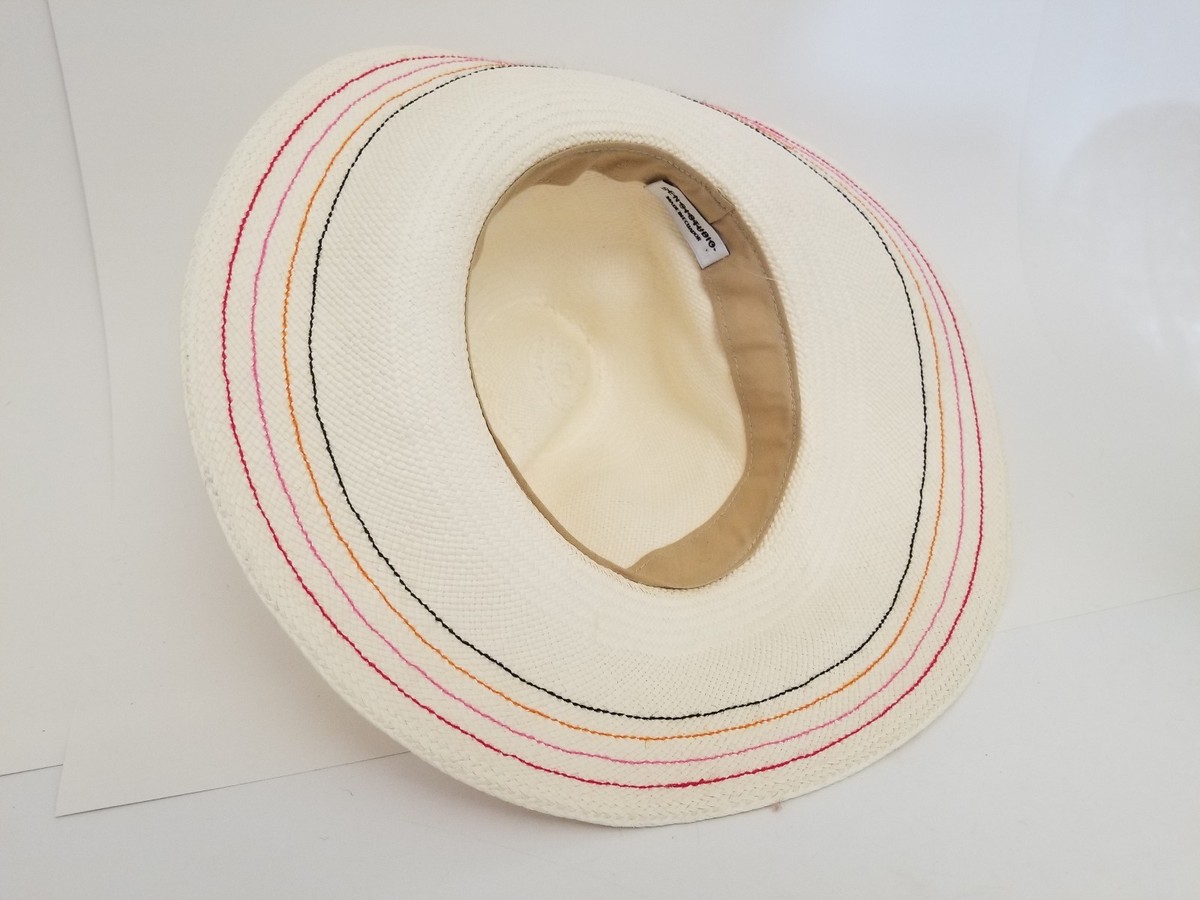 SensiStudio Hand Painted Panama Hat Mexican Hand Painted Panama Hat – Blue Burro Imports main image 3