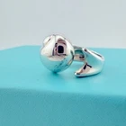 RARE Vtg. Tiffany & Co. Snail Cocktail Ring Elsa Peretti Sterling Silver