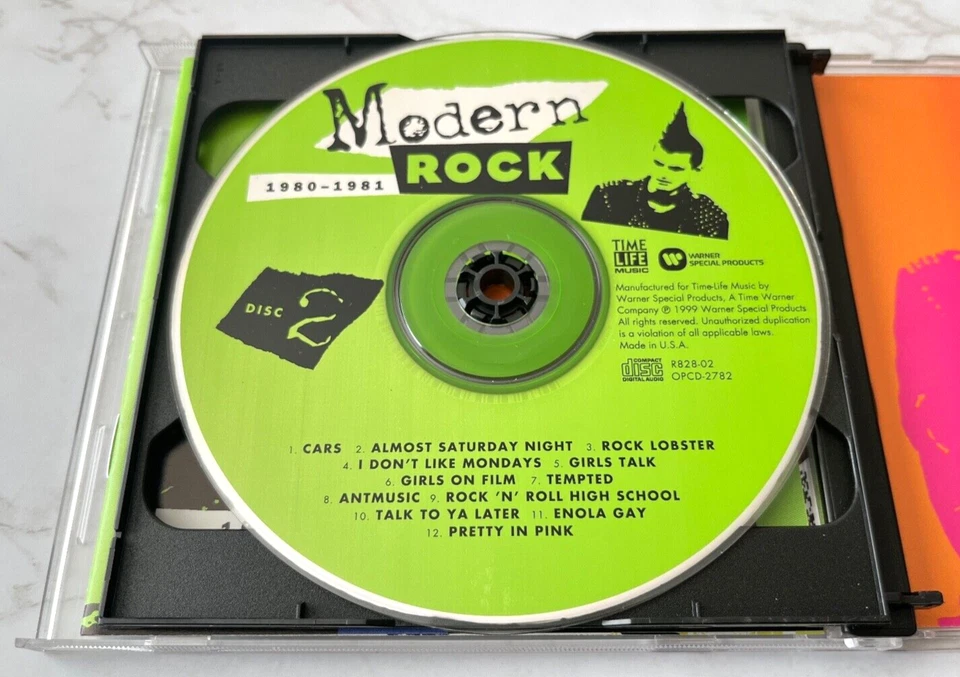 Time Life Modern Rock 1980-1981 2 CD Gary Numan, Ramones, Go-Go's, OMD, Devo Foto 4 de 4