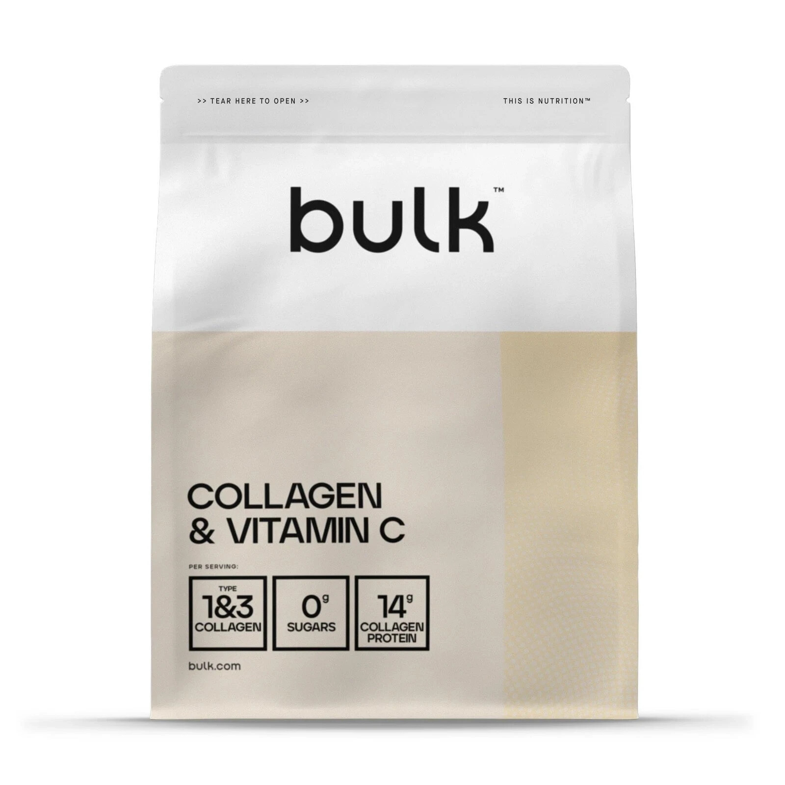 Bulk Collagen Powder with Peptides and Vitamin C | Hydrolysed Bovine Collagen...