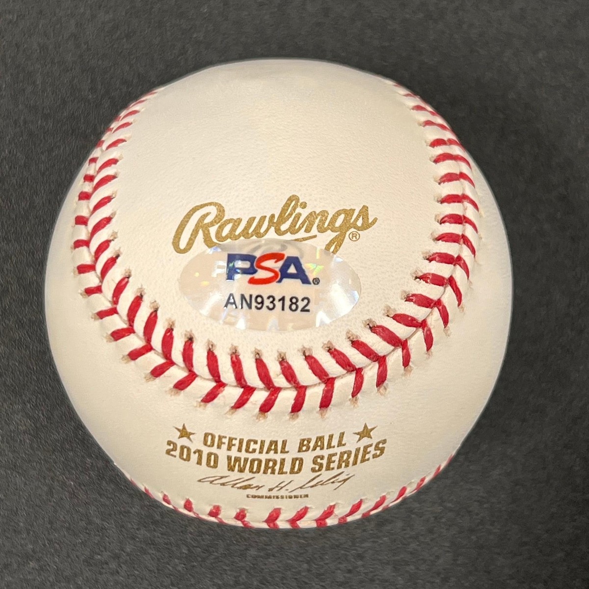 Madison Bumgarner signed 2014 World Series baseball PSA/DNA San
