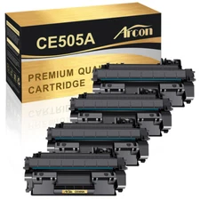 4 Pack High Yield CE505A Toner Cartridge For HP 05A LaserJet P2035 P2035n P2050