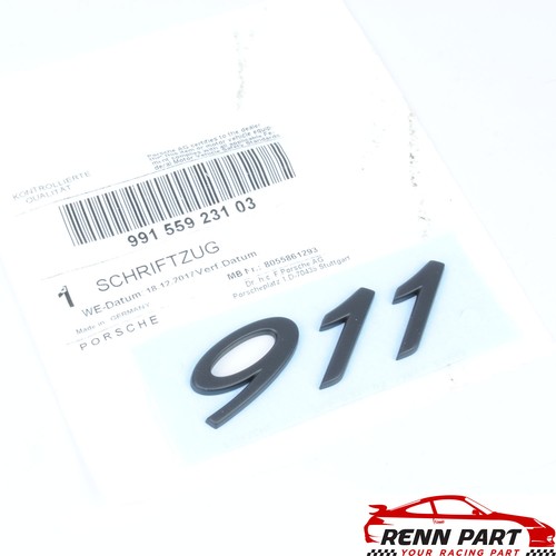 Genuine Porsche 991 Carrera S Emblem Logo Chrome Rear Badge 99155924301 99155923701