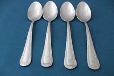 4 Teaspoons Waterford RUSSBOROUGH Glossy 18/10 Stainless China NEW 6 1/2"