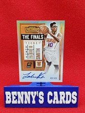 2020-21 Panini Contenders The Finals Ticket Gold Foil Auto 48/49 RC Jalen Smith