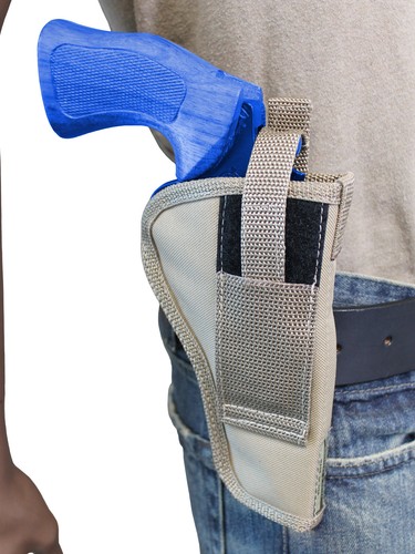 New Barsony Desert Sand 360Carry 12 Option IWB OWB C/D Holster for 4" Revolvers - Picture 2 of 10