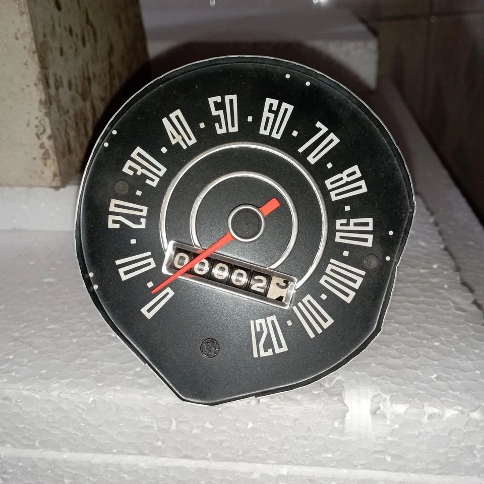 Nuevo de Lote Antiguo Jeep Wagoneer FSJ J10 J20 Velocímetro Conjunto 120 Foto 3 de 4