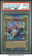 YUGIOH LIOV-EN017 LIVE TWIN KI-SIKIL FROST STARLIGHT PSA 10 GEM MINT #64875530