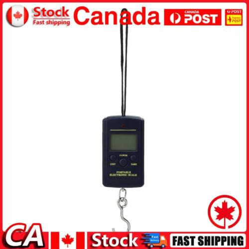 Portable 40kg/10g Electronic Hanging Fishing Digital Pocket Hook Scale CA - Picture 1 of 12