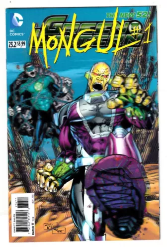 Green Lantern  #23.2 Mongul #1 2013 Lenticular Cover DC Comic Unread NM (9.4)