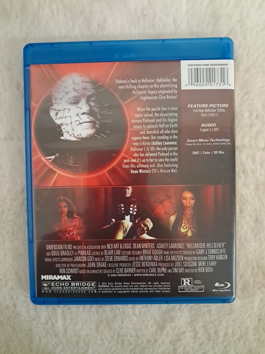 Hellraiser: Hellseeker (Blu-ray Disc, 2012) for sale online