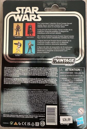 Star Wars Shoretrooper TVC Colección Vintage Grafito Carbonizado Sin usar, en caja C9+ - Imagen 2 de 4