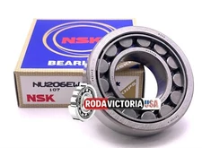 NSK MADE IN JAPAN NU 206 EWC3 Cylindrical Roller Bearings 30x62x16mm