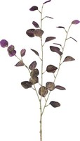 KüNstlicher Eukalyptuszweig, 2Er Set, Farbe Amethyst, HöHe Ca.93 Cm