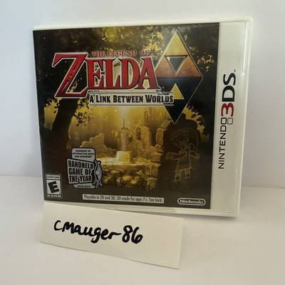 Nintendo The Legend of Zelda: A Link Between Worlds 3DS NTSC-U/C E w/ Manual