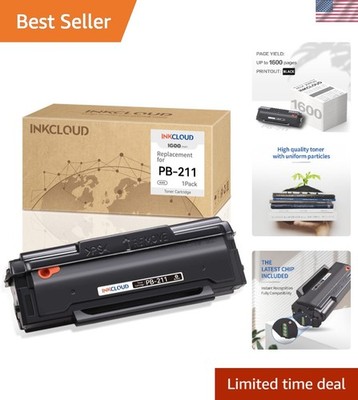 PB-211 Toner Cartridge - Compatible with Pantum Series, 1600 Pages Yield