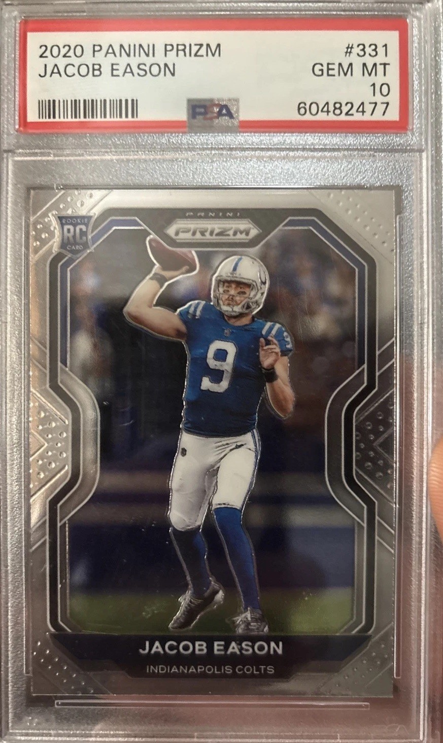 2020 Panini Prizm - Rookie Jacob Eason #331 (RC)