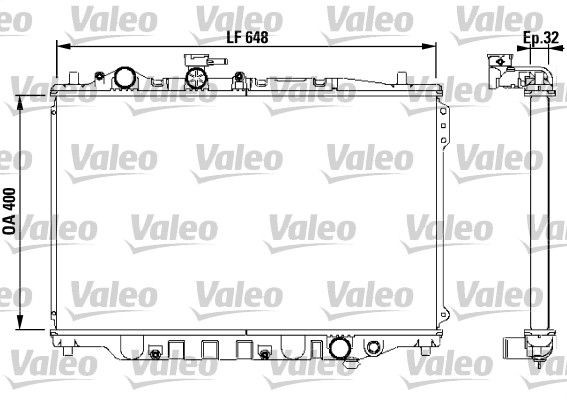Valeo 732538 KüHler, MotorküHlung FüR Mazda-image