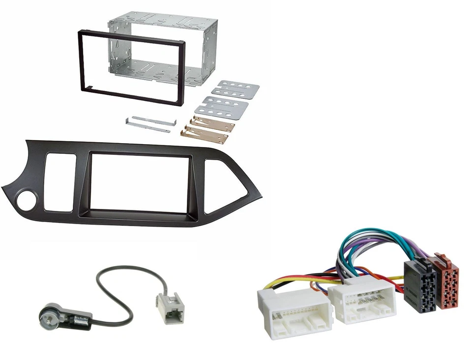 Kenwood CD 2DIN DAB USB MP3 Bluetooth Autoradio für Kia Picanto ab 11 Start-Stop - Bild 3 von 4