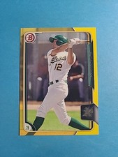 Chad Pinder 2015 Bowman Prospects Yellow Baseball Card # BP110 I7215