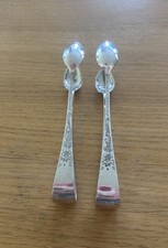 Fenton Brothers Silver Plated Victorian Sugar Tongs Antique X2 Matching