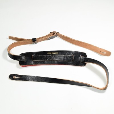Vintage FERNANDES GUITARS ''Skinny'' 1950s Style Leather Strap, Japan 1970s
