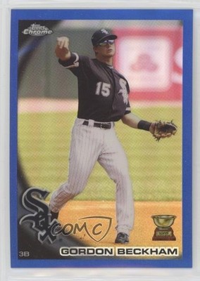 2010 Topps Chrome Blue Refractor /199 Gordon Beckham #36 0ew