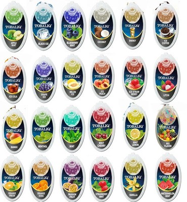100 Aromakapseln Zigaretten Filter Klick Kapsel Perlen Kugeln mit Stäbchen