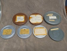 7x Vintage Film Reels From The 50s