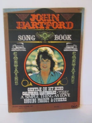 John Hartford 1971 Song Book, Sheet Music, 5 String Banjo, Folk, Country - Photo 1/4