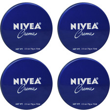 FREE SHIPPING 4 PACK NIVEA Moisturizing Skin Cream for Hand Body Face 75ml