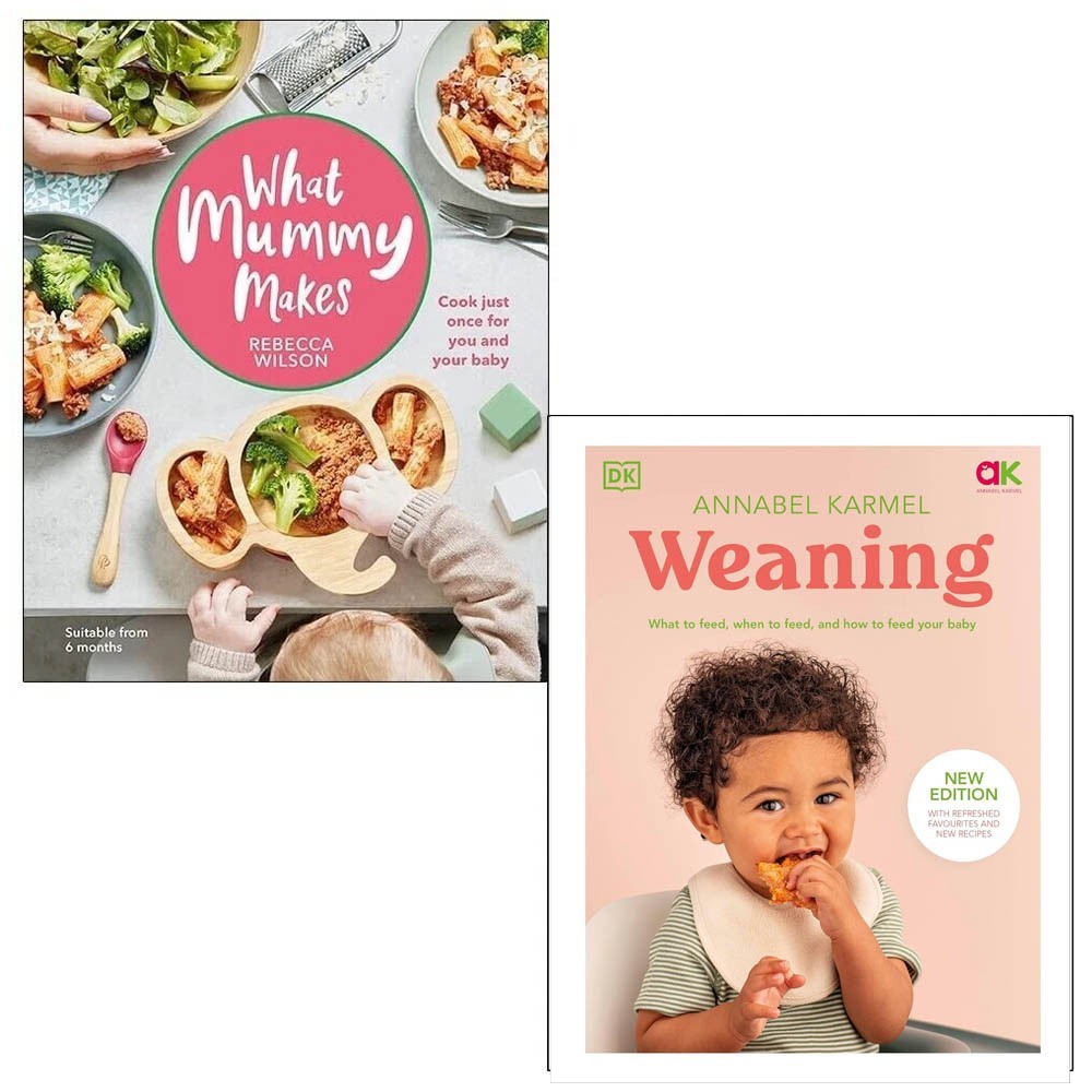 What Mummy Makes Rebecca Wilson, Weaning Annabel Karmel 2 Books Set NEW