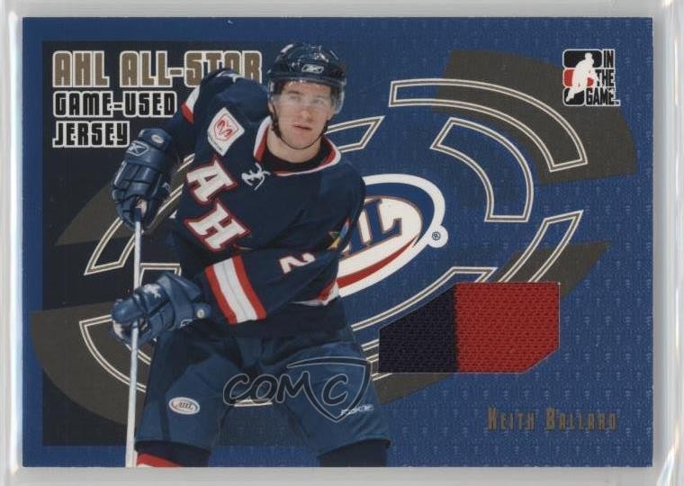 2006-07 ITG Heroes and Prospects Gold Jersey /10 Keith Ballard #AJ-08 2d8