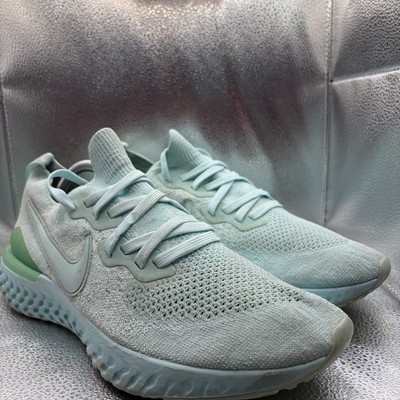 Size 11.5 Nike Epic React Flyknit 2 Teal Tint Mens Running Shoes BQ8928-300