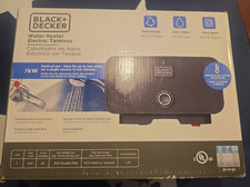 Black + Decker BD-70-WH Electric Tankless Water Heater 7kW/240V 1.6 GPM open box
