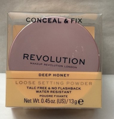 New Revolution Loose Setting Powder Shade Deep Honey 0.45oz (R2)