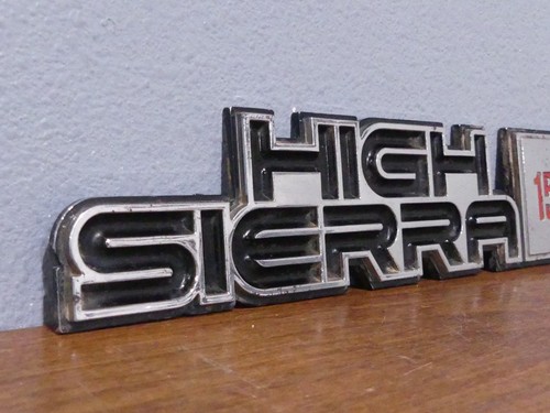 GMC High Sierra 1500 Fender Emblem Badge Used - Foto 2 di 11