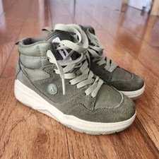 Airwalk BYAK43GX002 Olive Gray Unisex Kids High Top Sneaker US 13 EU 31
