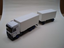 HERPA 1:87 - MB Actros '96 LH Wechselgardinenplanen-Hängerzug (Bastelmodell)