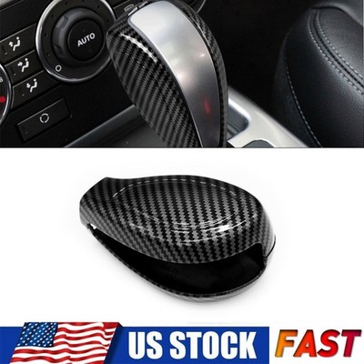 Carbon Fiber ABS Gear Shift Knob Head Cover Trim For Land Rover Freelander 2 LR2