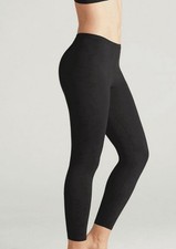 Women's Black Solid Ankle Leggings Regular Size Type Stylish Comfortable Fit
