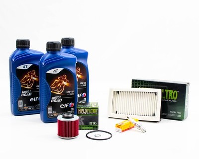 Revisionssatz Kerzenfilter für YAMAHA XTZ 660 TENERE von 1991 bis 1995 ELF 10W40