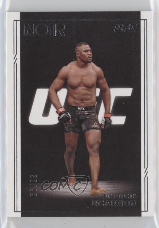 2021 Panini Chronicles UFC Noir 32/99 Francis Ngannou #308 5y7