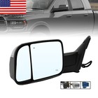 Left Side Towing Mirror Fits 2019-2022 Ram 2500 3500 Power Heated+BSM+LED Signal