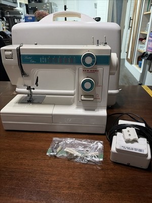 Janome New Home Limited Edition Sewing Machine Model 108 Foot Pedal WORKING