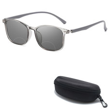 Stylish Photochromic Bifocal Reading Glasses Transition Readers Anti Blue Light