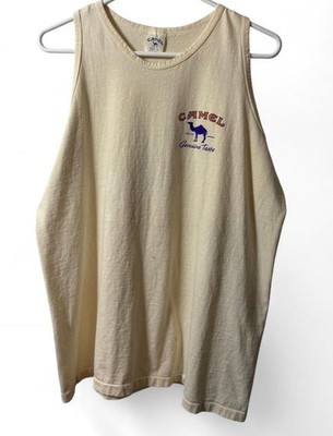 Vintage Camel Cigarettes Promo Tank Top XL 1996 Graphic Made in USA Tobacco Tee